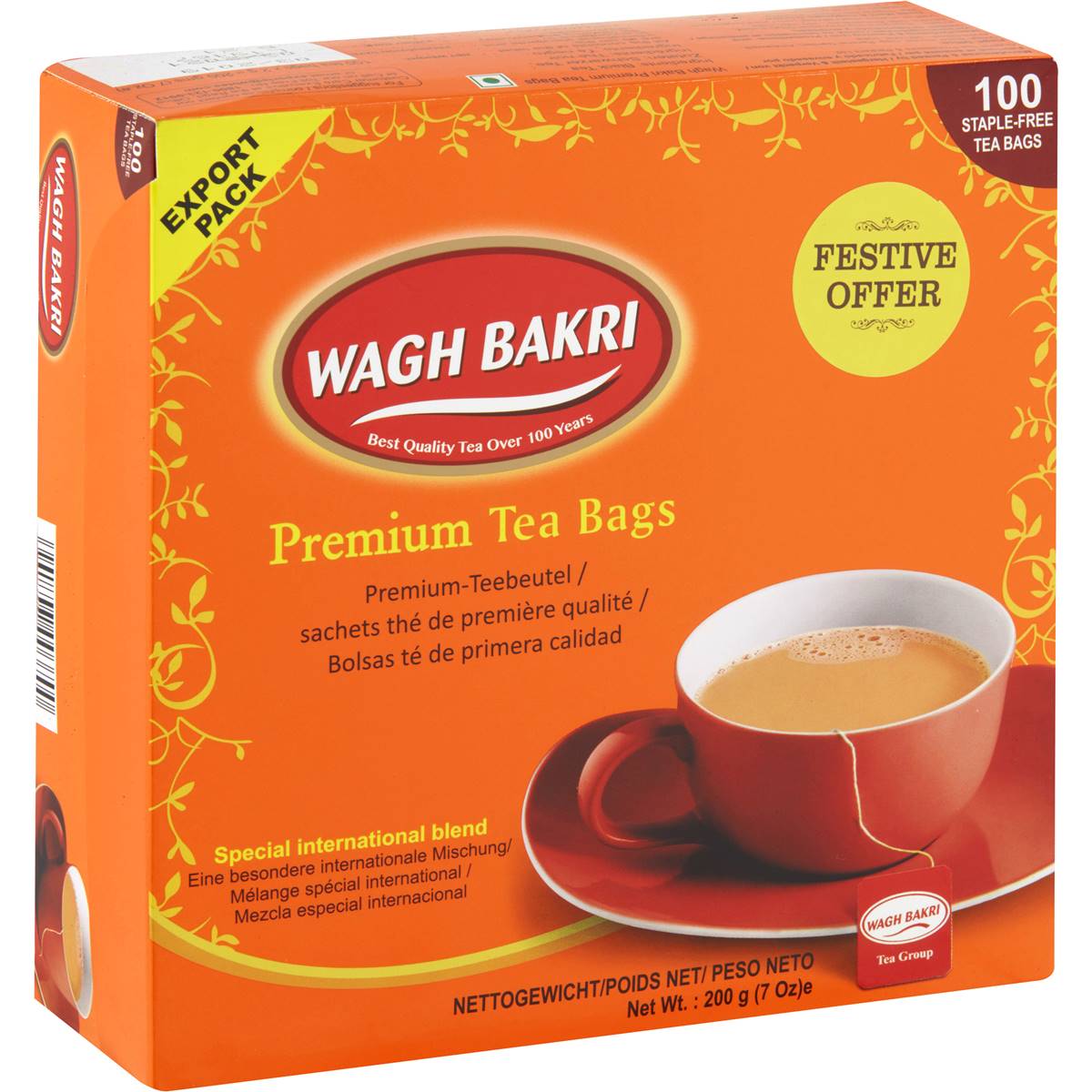 Wagh Bakri Tea bags 200g