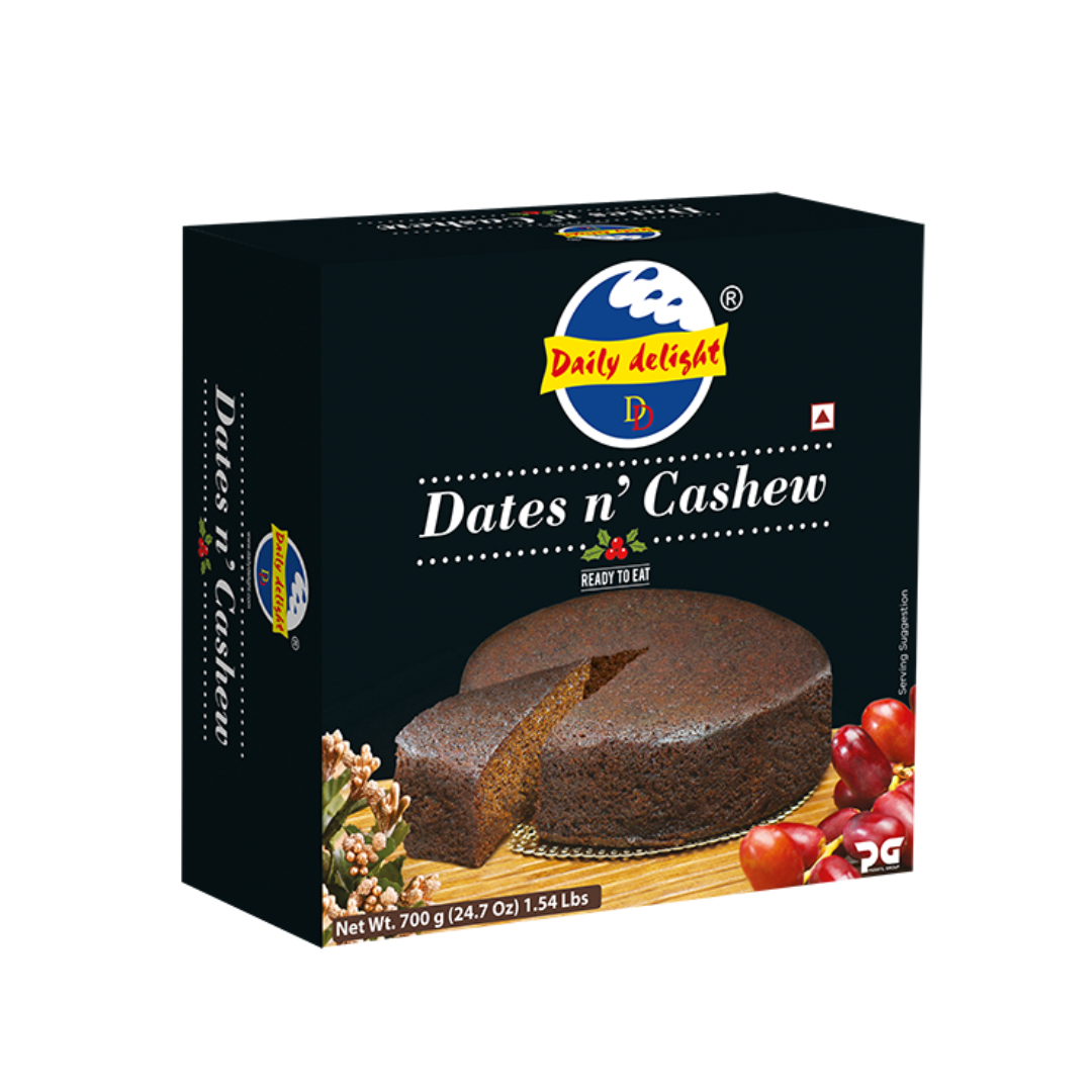 Daily Delight Dates and Cashew Cake - 700g Daily Delight Dates n Cashew Cake