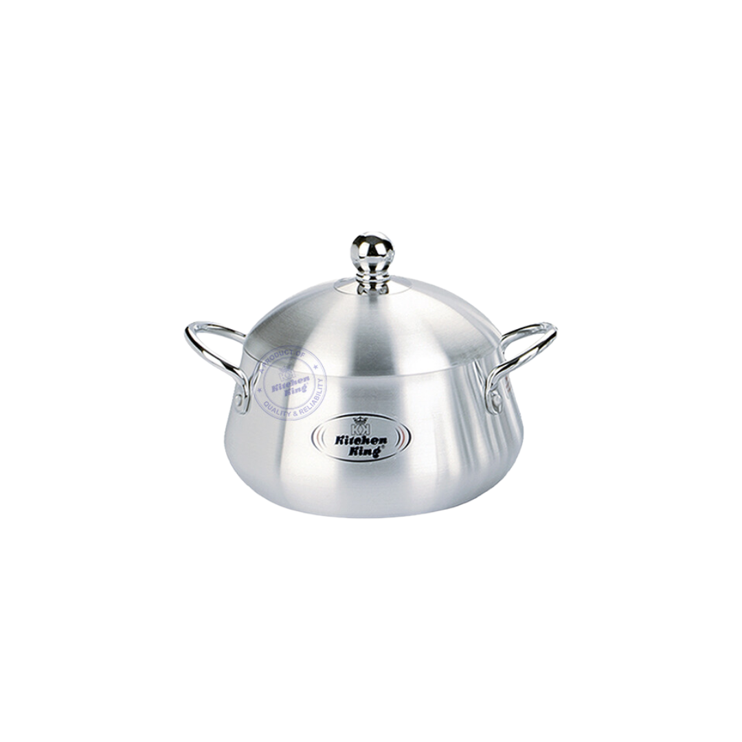 Kitchen King Julia Metal Finish Belly Pot - 16cm