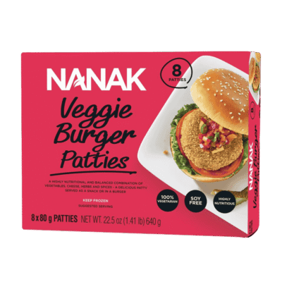 Veg Burger Patties 640g Nanak