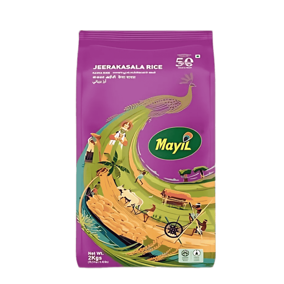 20 kg (47) Mayil Jeerakasala Rice 2 kg