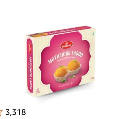 Haldiram's Motichoor Ladoo 360g – Traditional Indian Sweet Delight