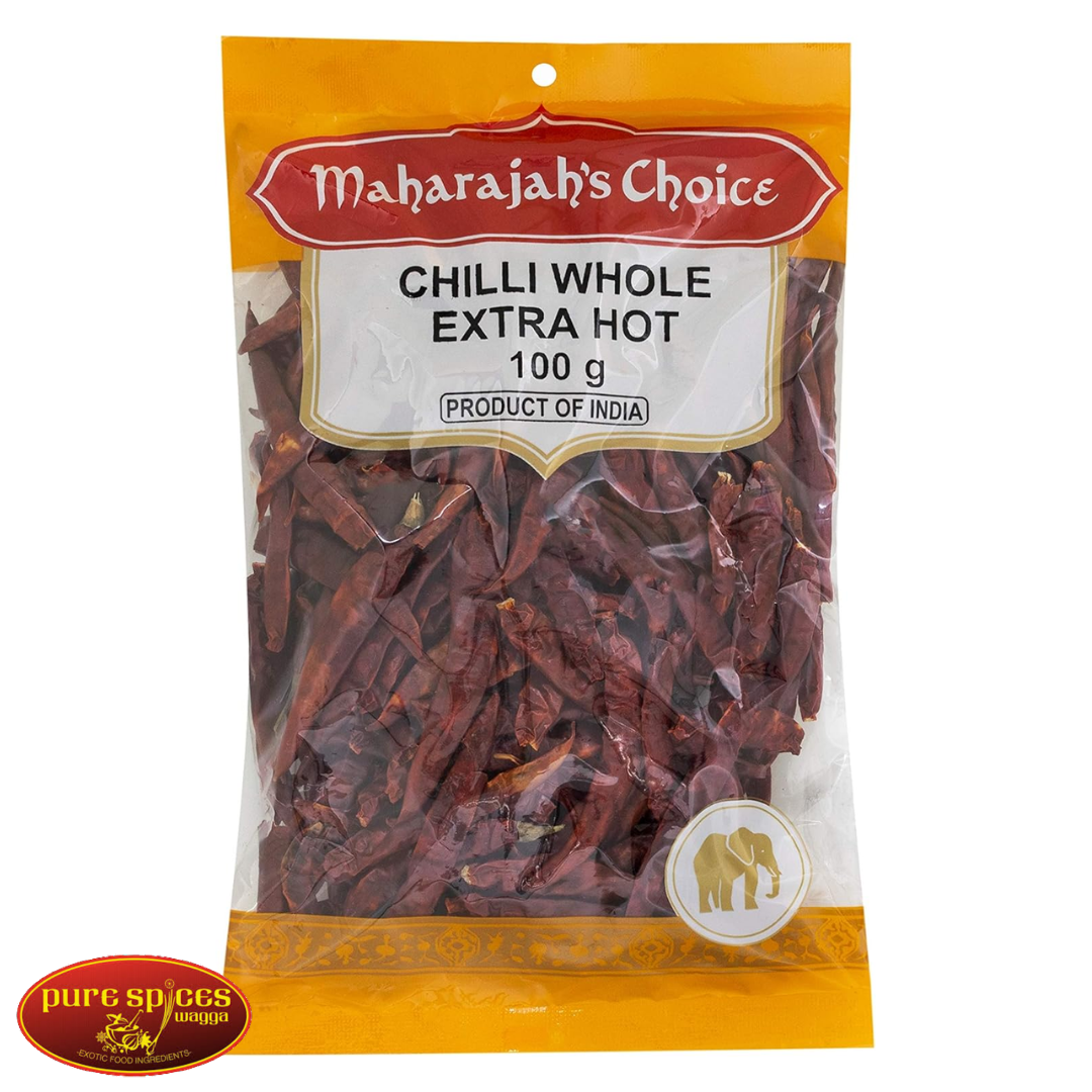 Maharaja’s Choice Chilli Whole Hot 100g