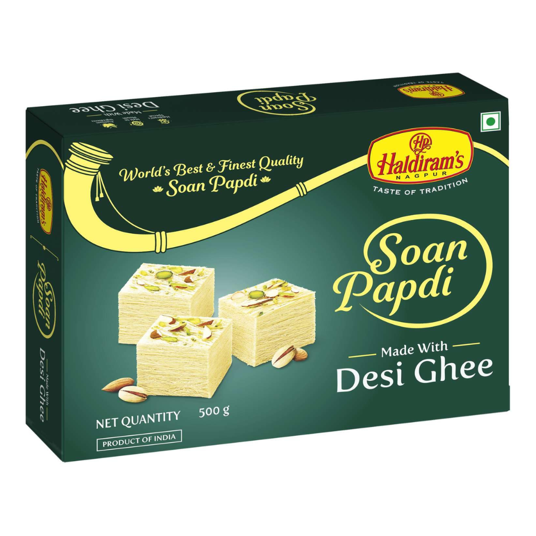 Hdr Soan Papdi Ghee 500g Hdr Soan Papdi Ghee 500g