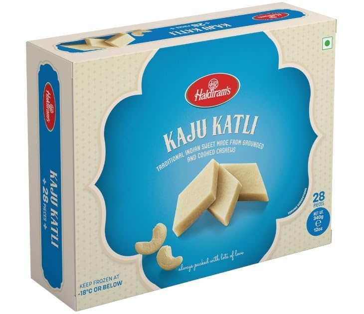Haldirams Kaju Katli 28pcs 340g Haldirams Kaju Katli 28pcs 340g