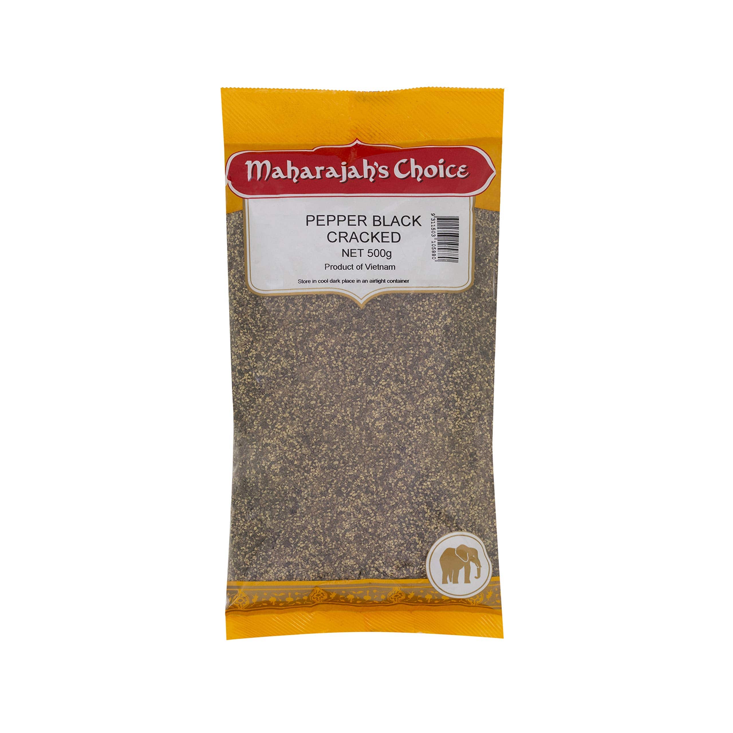 Maharajas Choice Pepper Black Cracked 500g