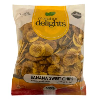 Malabar Delights Banana Sweet Chips 500g