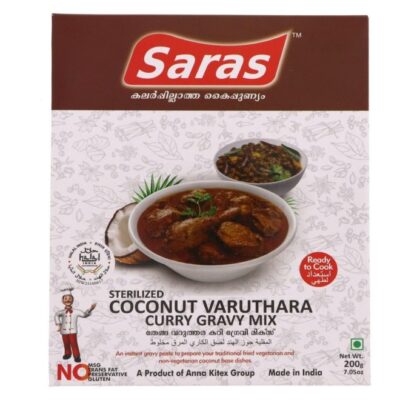 Saras Coconut Varuthara Gravy Mix 200g