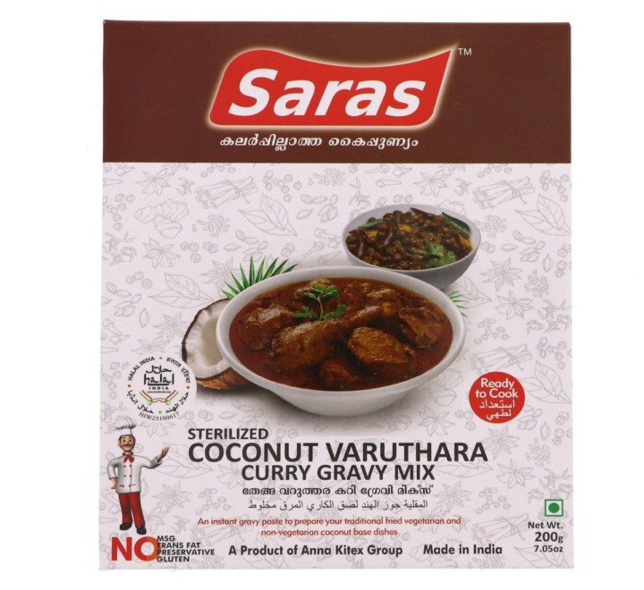 Saras Coconut Varuthara Gravy Mix 200g