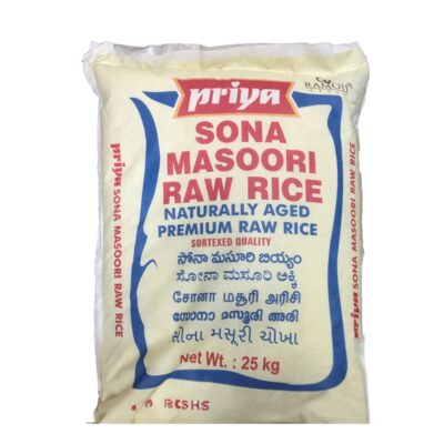 Priya Sona Masoori Rice 25KG