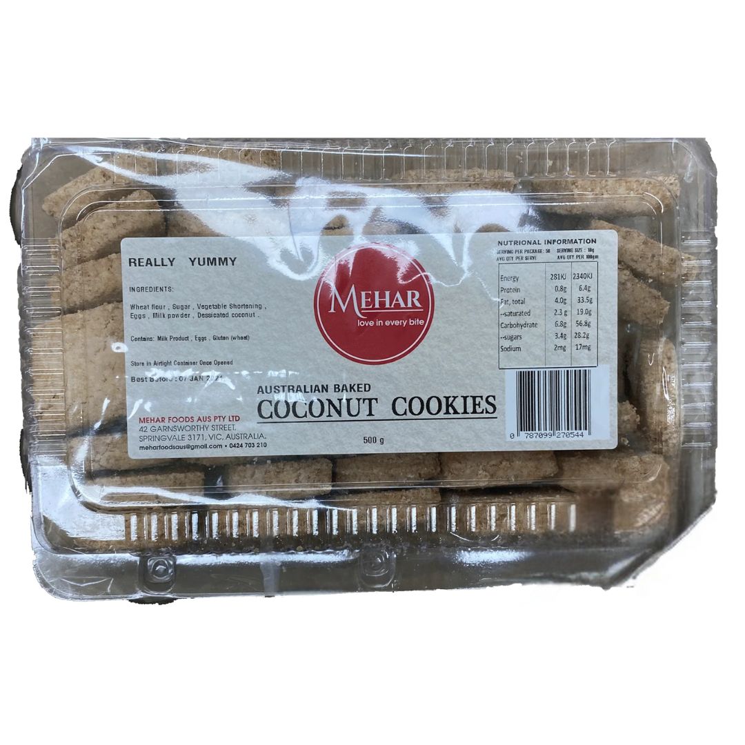Mehar Coconut Cookies 500g
