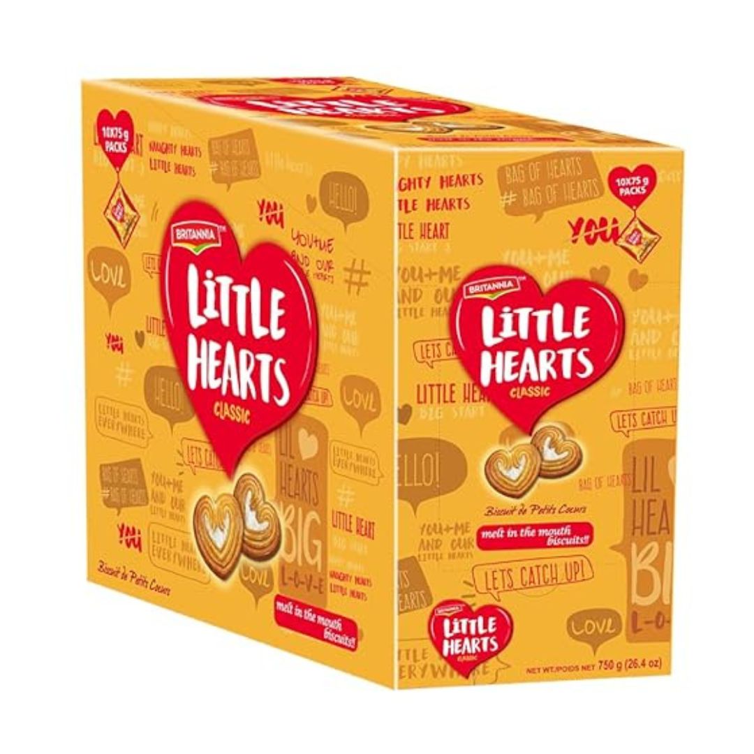 Little Hearts Biscuits Value Pack 750g Britannia