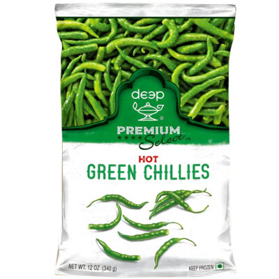 Deep Green Chillies 340 g HOT