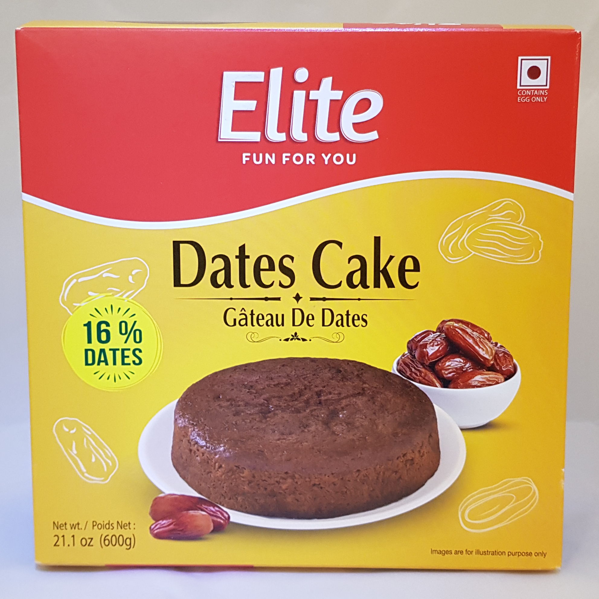 Elite Dates Cake 600g