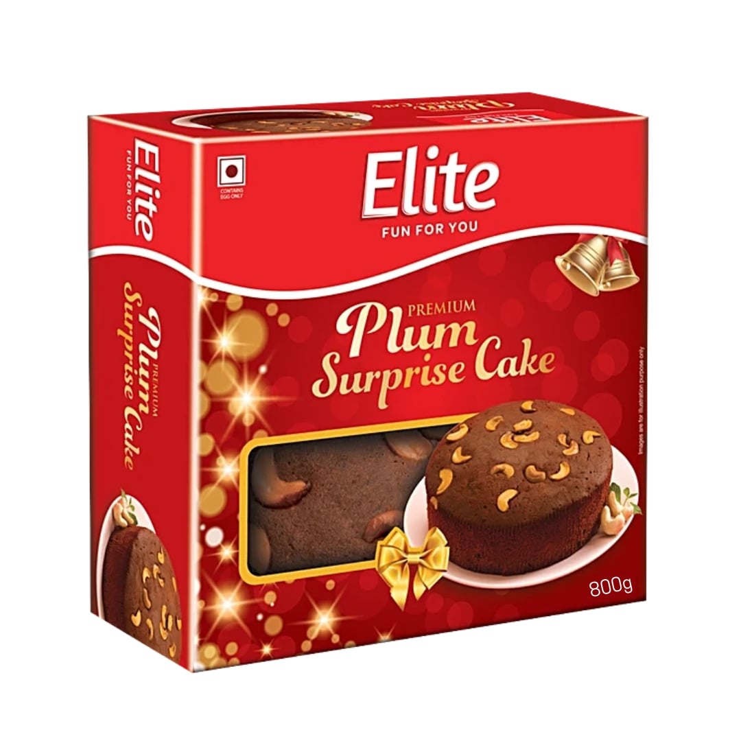 Elite Premium Plum Cake 800g