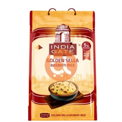 India Gate Golden Sella Basmati Rice 5kg