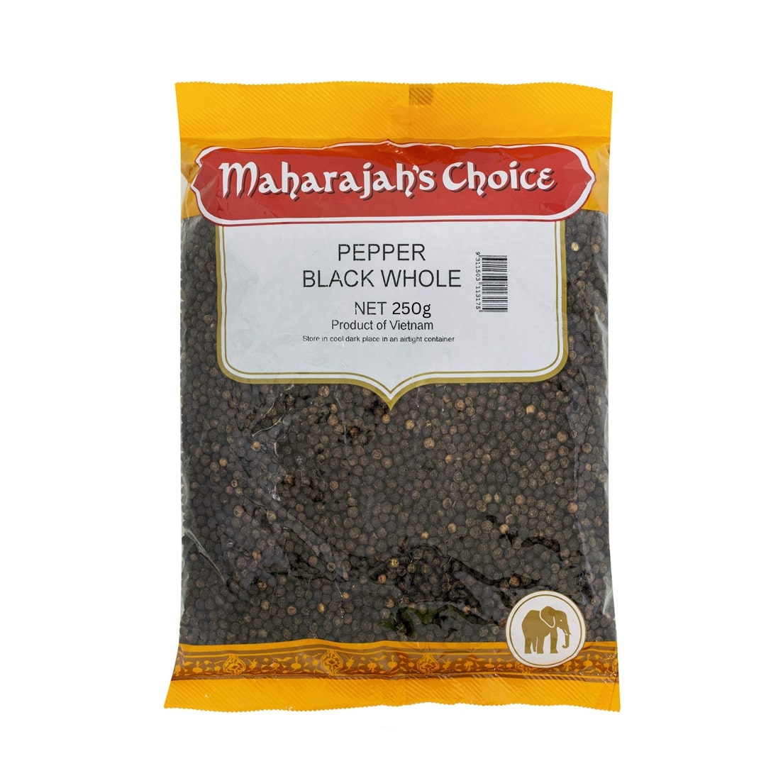 Maharaja's Choice Black Pepper Whole 250g