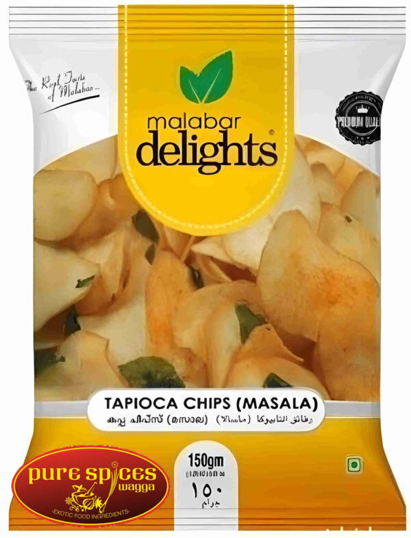 Malabar Delight Tapioca Chips Masala 150g