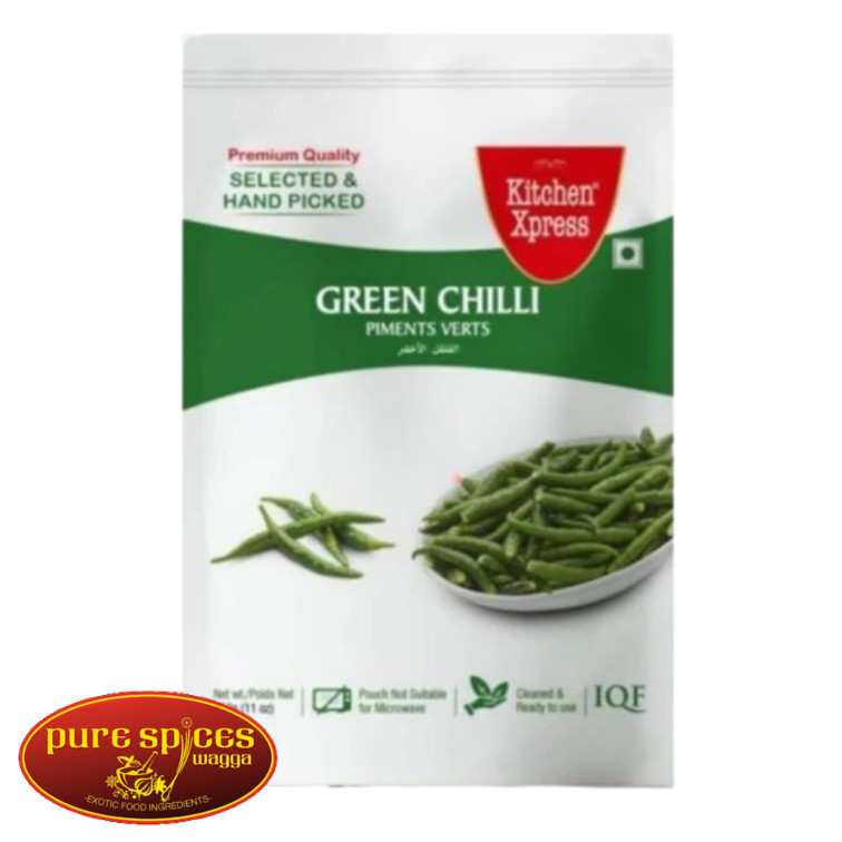Kitchen Xpress Green Chilli IQF 312g