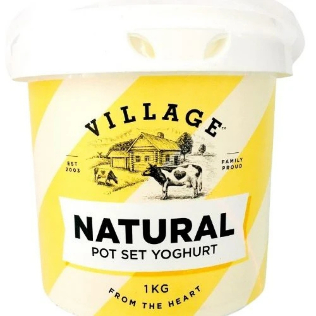 Village Natural Pot Set Yoghurt 1kg