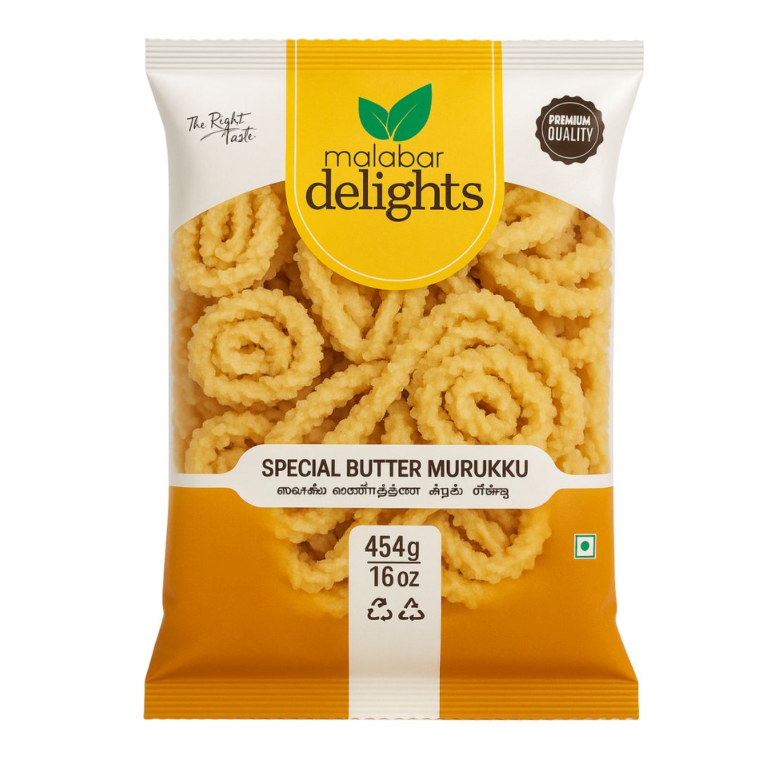Malabar Delight Butter Murukku 454g Malabar Delight Butter Murukku 454g